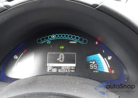 2017 Nissan Leaf S z USA, uszkodzony, nr VIN 1N4BZ0CP8HC310873